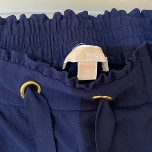 Navy Blue Micheal Kors sinch waist pants
